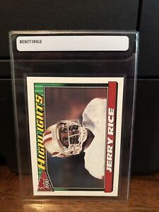 1991 Topps Jerry Rice Highlights Football Card #6 NM-Mint FREE SHIPPING