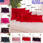 (2 Pack)Throw Pillow Covers Set Sofa Decor Velvet Premium Cushion Cases