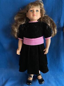 My Twinn Doll + Black Velvet Dress Underwear Mary Jane Shoes Poseable