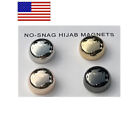 Magnetic Fashion Scarf Hijab Pin Snag Free Metal Color (4 Pin Set)