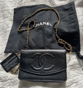Chanel Wallet On Chain Caviar black