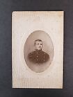 Antique Cabinet Card, Man (Military), Three edges appear trimmed