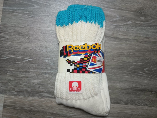 Vintage Reebok Crew Socks NIP NWT NOS 80s 1988 Women made in USA socks RARE