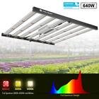 640W w/samsung LED Grow Light Dimmable Waterproof Full Spectrum for Hydroponics