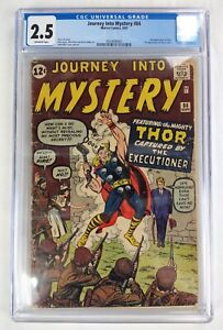 Journey Into Mystery #84 1962 Marvel CGC 2.5 1st Jane Foster 2nd Thor Key Comic