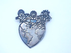 Signed Efs Sterling Silver 925 Save The Children  Love Mexico Figural Brooch Pin