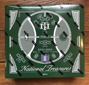 2021-22 National Treasures Basketball Factory Sealed Box
