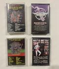 Heavy Metal Thrash Mixtapes Lot Of 4 Cassettes Megadeth Anthrax Slayer Helloween