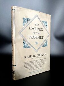The Garden of the Prophet - FIRST EDITION - 1st Printing -  DJ - GIBRAN 1933