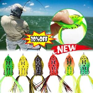 1Pcs Frog Soft Lures 10cm 6.5g Topwater Bass Fishing lures lots Crankbaits G