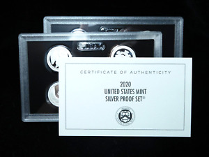 2020-S United States Mint Silver Proof Set in Box w/ COA