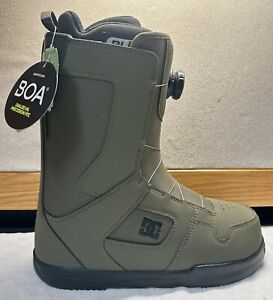 🔥DC Men's PHASE BOA Snow 2023 Boots - ADY0100063 - Olive/Black - US Size 8.5🔥
