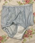 Unknown Brand Nylon Panties Size  6/7 Cotton Gusset Blue Granny Panties