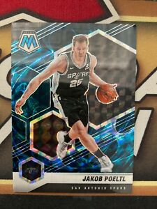 Jakob Poeltl 2020-21 Panini Mosaic Basketball Genesis Prizm SP #189