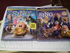 (2) Sing Blu-Ray Lot: Sing (3-Disc 3-D Blu-Ray/DVD) + Sing 2  (Both Brand NEW)