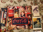 Lot of Vintage Coca Cola Memorbillia. 1995 Calender, pencils, postcards