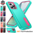 For iPhone 15 Pro Max 14 13 12 11 XS XR Shockproof Rugged Hard Phone Case Cover