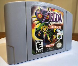 The Legend of  Zelda Majora's Mask Not For Resale NFR Demo Copy Nintendo 64