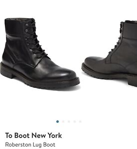 To boot New York Robertson Boot Blk 12