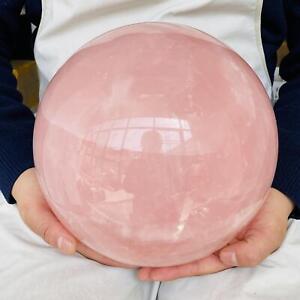 New ListingNatural Pink Rose Quartz Sphere Crystal Ball Reiki Healing 16420g