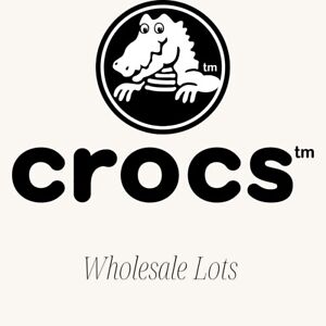 Crocs Used Wholesale Shoe Mixed Lot Rehab Resale Lot 25 Pairs Unisex Adult Kids