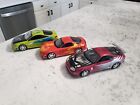 Fast and the Furious Eclipse, Rx7, Supra 1:18 Die Cast Cars Racing Champions Lot