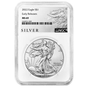 2022 $1 American Silver Eagle NGC MS69 ER ALS Label