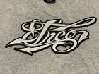 Vtg Jnco Jeans Graffiti Grey Ringer T-Shirt 90's Crown Made in USA Street Wear