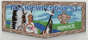 Boy Scout OA 62 Talligewi Lodge Sevice Flap