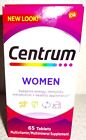 Centrum Women Multivitamin/Multimineral Supplement Lot of 1, 2 & 3 (65 Tablets)*