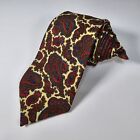 Vintage Cable Car Clothiers Tie Men's Paisley Wool Blend British Red Blue Yellow
