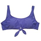 Salt + Cove Swim Bikini Top Size D-DD Purple Swimming Adjustable Tie Back Womens