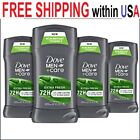 Dove Men+Care Antiperspirant 4Pks Deodorant w/ 72hr Odor Protection 2.7oz
