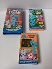 Lot Of 3 Blues Clues Cartoon VHS Tapes Preowned, Works, Nick Jr