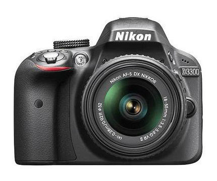 New ListingNikon D D3300 24.2MP Digital SLR Camera - Black (Kit w/ AF-S DX VR II 18-55mm...