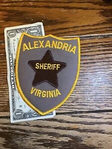 Alexandria Virginia Sheriff’s Department Patch New Old Stock