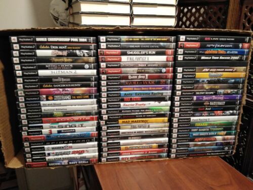 PlayStation 2 (PS2) Games w/ manuals!  Most are Mint!