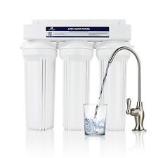 APEX MR-2030 3 Stage Under Sink Water Filter System Chlorine and Odor Reduction