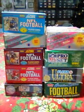 Huge Bulk Lot of 55 Unopened Old Vintage NFL Football Cards in Wax Packs NEW