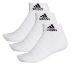 Adidas Cushioned Ankle Socks White 3 Pack DZ9365  - Classic Adidas logo