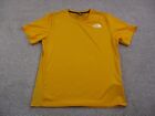 The North Face Shirt Adult Small Orange Gold Casual Activewear Outdoors Mens