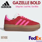 Adidas Originals GAZELLE BOLD College Red/Lucid Pink IH7496 Women shoes NEW! F/S