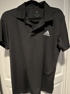 Adidas Men's Golf Climalite Basic Polo Short Sleeve Size Large Black