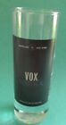 VOX Vodka Distilled 5 Times - Tall Shot Glass
