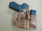 USA Leather Belt Loop IWB Combo Holster / Mag Pouch CCW For..Choose Gun -  2