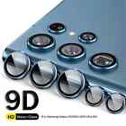 2-Pack For Galaxy S23 Ultra Tempered Glass Camera Lens Protector Metal Ring