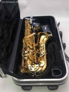 Blessing Gold Brass Student Right-Hand Thumb Bb Tenor Saxophone W/ Case