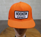 Vintage 70s Texas Longhorns HOOKEM EXPRESS Snapback Hat UT Austin University