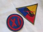 WW2 era US Patches Armor Command & 9th Corps VG condition