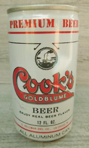 Man Cave Cook's Goldblume La Crosse Wisconsin Premium Pull Tab Beer Can